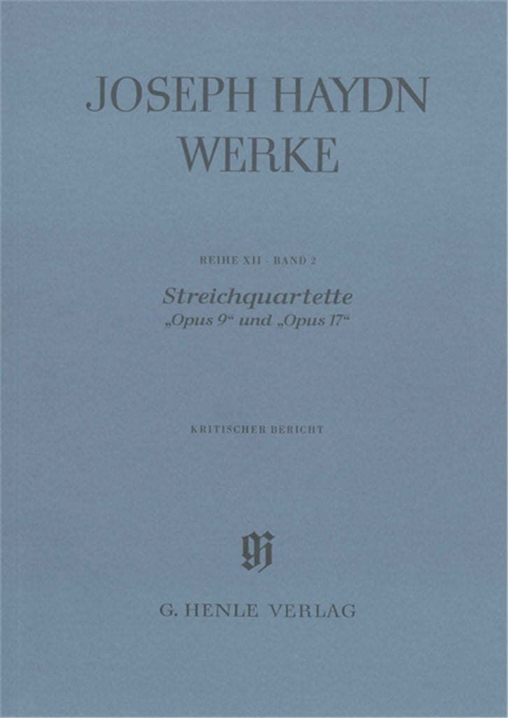 Streichquartette op. 9 und op. 17
